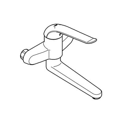 GROHE Euroeco Special wandkraan met draaibare uitloop 21,9cm chroom 32772000