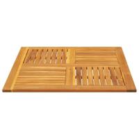 Tafelblad vierkant 90x90x2,2 cm massief acaciahout - thumbnail