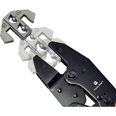 TOOLCRAFT PLE-0B1 Krimp-onderdelen Ongeïsoleerde kabelschoenen Krimpbereik: 16 tot 25 mm² Geschikt voor merk: TOOLCRAFT PZ-500 TOOLCRAFT PLE-0B1 Krimp-onderdelen Ongeïsoleerde kabelschoenen Krimpbereik: 16 tot 25 mm² Geschikt voor merk: TOOLCRAFT PZ-500