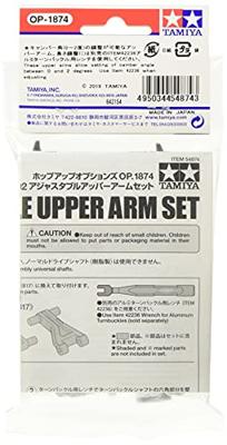 Tamiya 54874 Reserveonderdeel TT-02 dwarsgeleidearmset boven / instelbaar