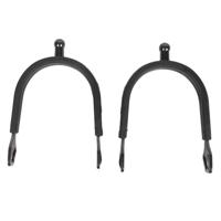 Ultra fit x-grip rvs 20 mm zwart zwart - thumbnail