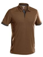 DASSY polo traxion bruin/grijs s - thumbnail