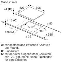 Bosch Serie 8 PKN675DP1D kookplaat Zwart, Roestvrijstaal Ingebouwd Keramisch 4 zone(s) - thumbnail