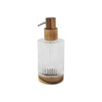 Zeeppomp Haceka Lijnen Mat Glas Acaciahout Haceka - thumbnail