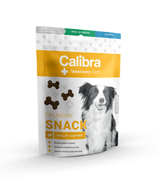 Calibra Veterinary Diets Vitality Support Crunchy hondensnack 120 g Calibra Veterinary Diets Vitality Support Crunchy hondensnack 120 g