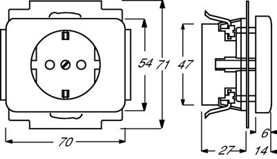 ABB 2CKA002011A3764 Apparaatinzetstuk IP20 Titaan