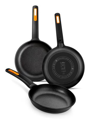 Pan BRA EFFICIENT PLUS Zwart Aluminium Ø 24 cm