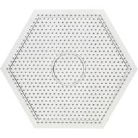 Creativ Company Onderplaat, grote zeskant, afm 15x15 cm, medium, helder, 1 stuk - thumbnail