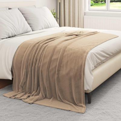VidaXL Kleden 6 pcs kameel 150 x 200 cm fleece