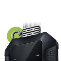 ATEN CS22H KVM-switch Zwart - thumbnail