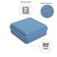 Rotho Fun Lunchbox Vierkant 2.35L Horizon Blauw - thumbnail