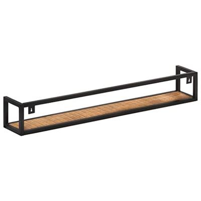 VidaXL Wandschappen 2 st 120 cm ruw mangohout