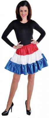 Volangen stroken rok rood wit blauw