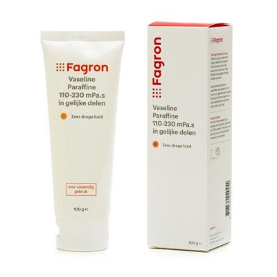 Fagron Vaseline paraffine zalf 110/230 D + B 100 Gram Fagron Vaseline paraffine zalf 110/230 D + B 100 Gram