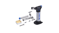 Dremel 2200-5 Versaflame Gassoldeerset Heetgasmondstuk, Soldeerpunt 550 - 1200 °C Met Piëzo-ontsteker - thumbnail