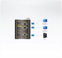 ATEN 1 naar 2 VGA Video splitter - thumbnail