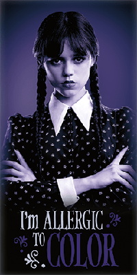 Wednesday strandlaken Allergic 70 x 140 cm Wednesday strandlaken Allergic 70 x 140 cm