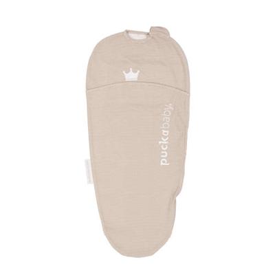 Puckababy The Original Piep Sand Stripe baby inbakerdoek 0-3 mnd Puckababy The Original Piep Sand Stripe baby inbakerdoek 0-3 mnd