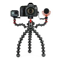 JOBY GorillaPod Rig, voor camera's, actiecamera's, LED-verlichting, flexibel statief voor fotografie, contentcreatie, Vlogging, Live streaming, Tik Tok - Black JB01522-BWW - thumbnail