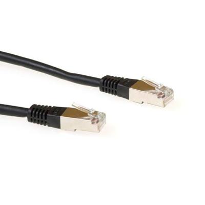 ACT Zwarte 15 meter LSZH SFTP CAT6 patchkabel met RJ45 connectoren ACT Zwarte 15 meter LSZH SFTP CAT6 patchkabel met RJ45 connectoren