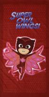 Disney strandlaken Super Owl Wings PJ Masks junior 140 cm rood - thumbnail