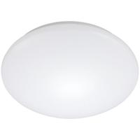 LED Plafondlamp met Bewegingssensor - Strum - 18W - Opbouw Rond - Natuurlijk Wit 4200K - 360° - Mat Wit - Aluminium - thumbnail