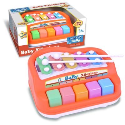 Bontempi Toyband xylopiano 16 cm oranje