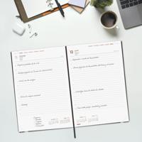 Agenda Finocam Zwart 16,5 x 24 cm - thumbnail
