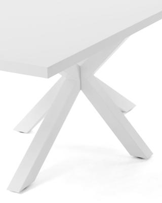 Kave Home Eettafel 'Argo' Wit, 200 x 100cm Kave Home Eettafel 'Argo' Wit, 200 x 100cm