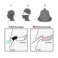 Flare Audio Earplugs Earshade Pro titanium Sky Blue - thumbnail