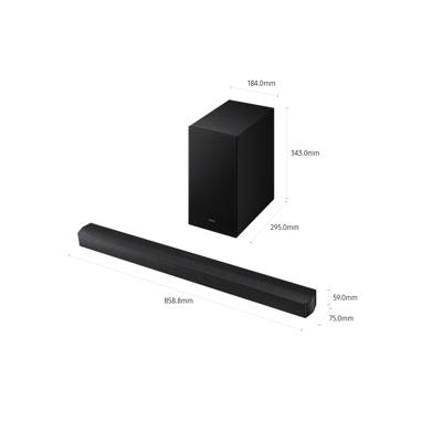 Soundbar Samsung HW-B450F/ZF Zwart - thumbnail