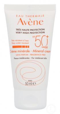 Avène Solaires Gamme Blanche 100% Minérale Crème Minérale SPF50+ 50ml Avène Solaires Gamme Blanche 100% Minérale Crème Minérale SPF50+ 50ml