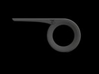 Herrmans Kettingscherm fuse 38t - mat zwart - thumbnail