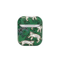 Richmond & Finch Freedom Series Apple Airpod Green Leopard/Gold - thumbnail
