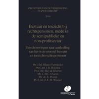 Bestuur en toezicht bij rechtspersonen, mede in de semi-publieke en non-profit sector (Paperback) - thumbnail