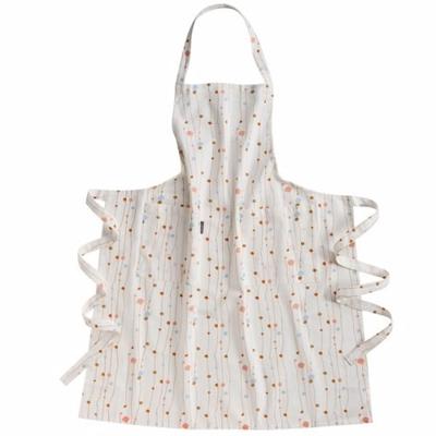 Schort met Decoratieve Print Ecru