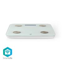 Nedis SmartLife Personenweegschaal | Wi-Fi | 180 kg | Wit | 1 stuks - WIFIHS10WT WIFIHS10WT - thumbnail