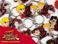 Street Fighter Enamel Keychain - thumbnail