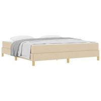 Boxspring bed Crème en bruin 180 x 200 cm - thumbnail