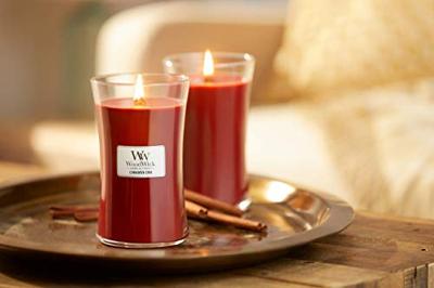 WoodWick large candle cinnamon chai