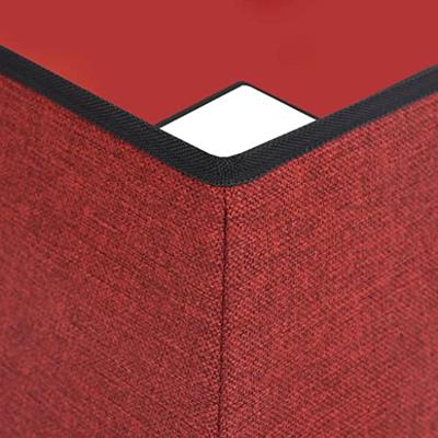 VidaXL Kerstboomrok 48x48x25 cm rood en wit VidaXL Kerstboomrok 48x48x25 cm rood en wit