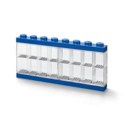 Room Copenhagen LEGO Minifiguren Display Case 16 blauw opbergdoos - thumbnail
