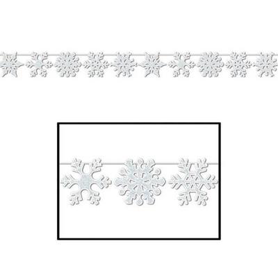 Slinger met sneeuwvlokken groot Slinger met sneeuwvlokken groot