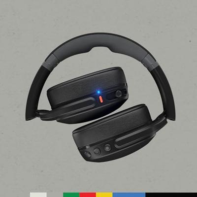 Skullcandy Crusher Evo: draadloze over-ear koptelefoon met microfoon met instelbare Sensory Bass, snelladen en een accuduur van 40 uur – Zwart