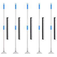 VidaXL Vloertrekkers 5 st 55x122,5 cm staal en rubber - thumbnail