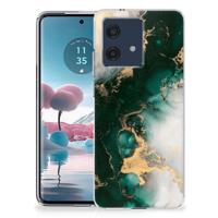 TPU Siliconen Hoesje voor Motorola Edge 40 Neo Marmer Groen - thumbnail
