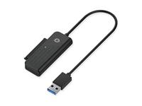 Conceptronic ABBY01B kabeladapter/verloopstukje USB A SATA Zwart - thumbnail