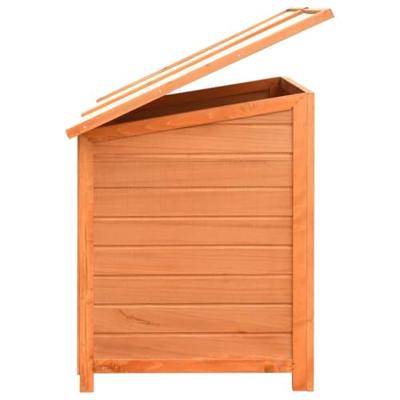 VidaXL Hondenhok 120x77x86 cm massief grenenhout en vuurhout