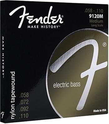 Fender 9120M Nylon Tapewound snaren voor basgitaar Fender 9120M Nylon Tapewound snaren voor basgitaar