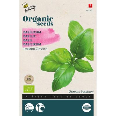 Zaden Organic Basilicum - Italiano Classico (BIO) Buzzy - Buzzy